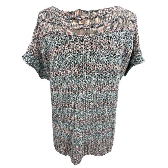 Anthropologie Pilcro Sweater Tee Size SP Oversized Short Sleeve Knit Beach - Picture 8 of 12